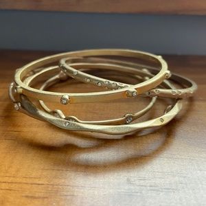 Gold fashion bangle bracelets